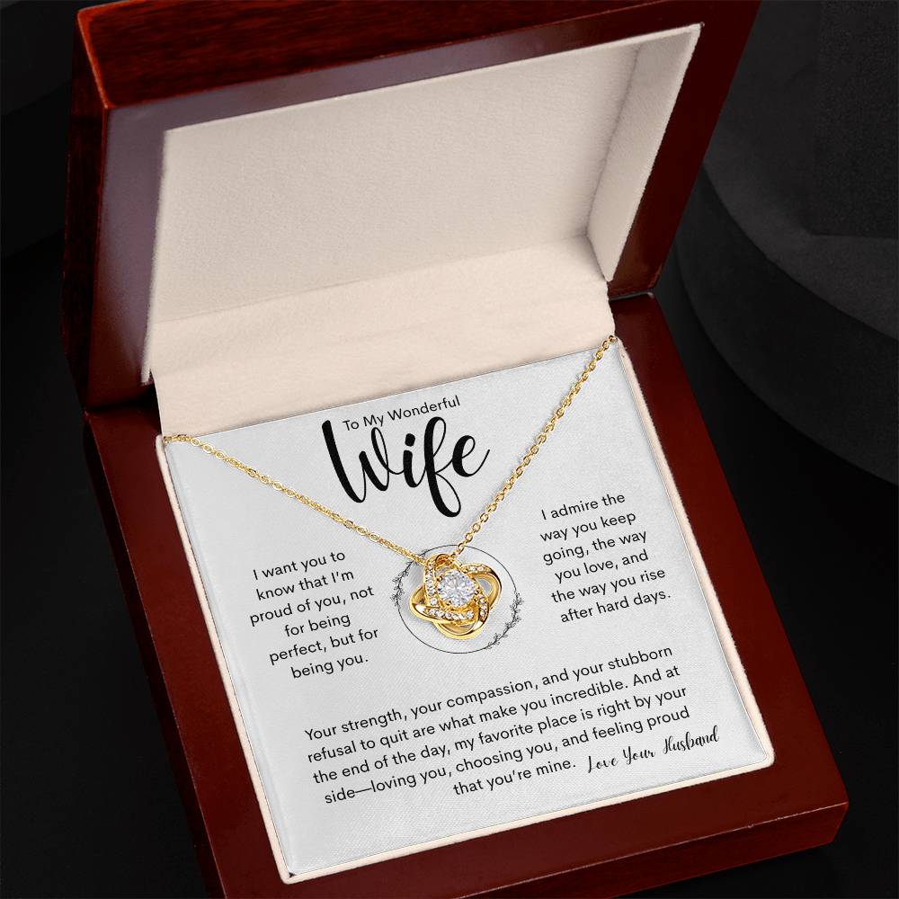 To My Wonderful Wife - Proud to Call you Mine
