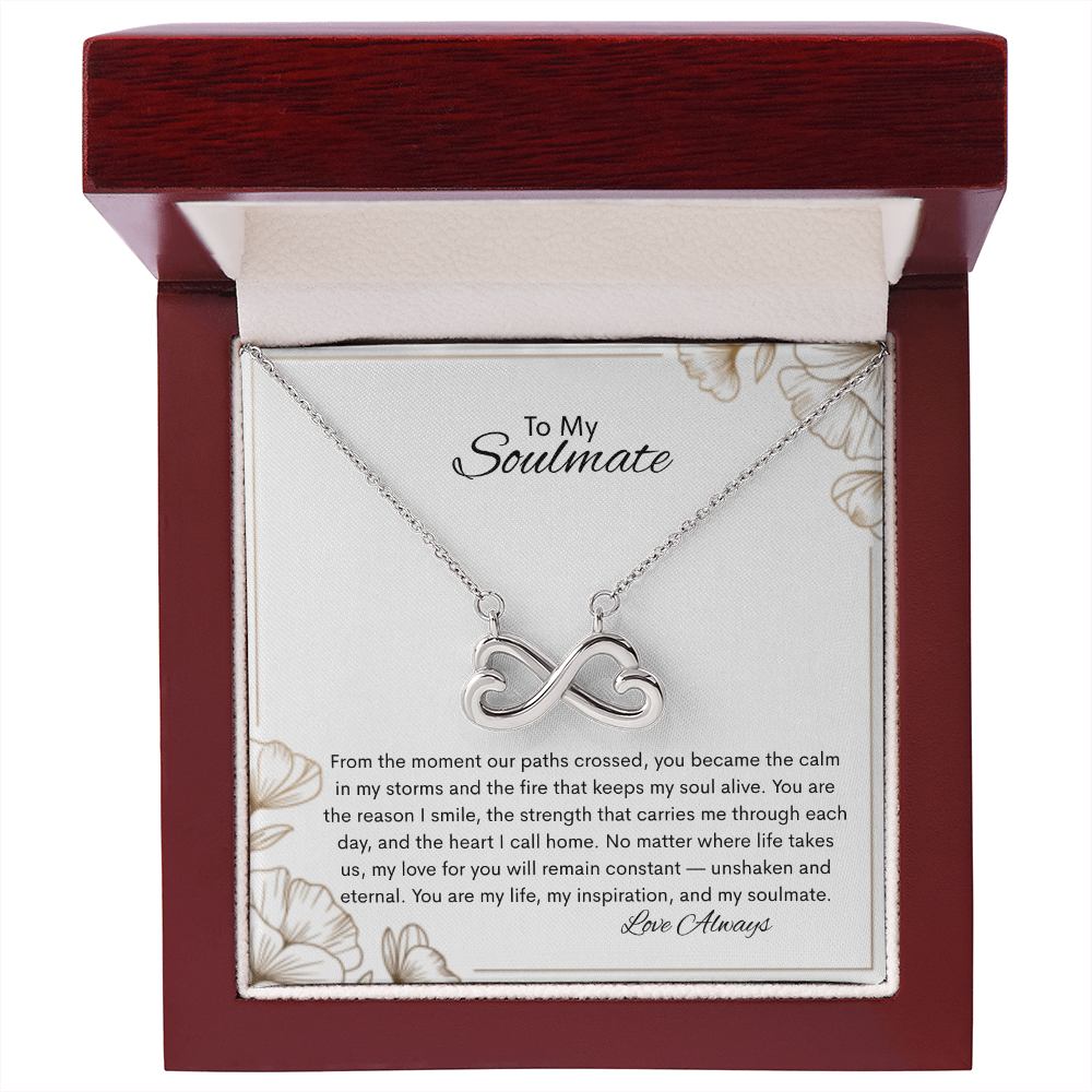 To My Soulmate Necklace – The Calm In My Storms