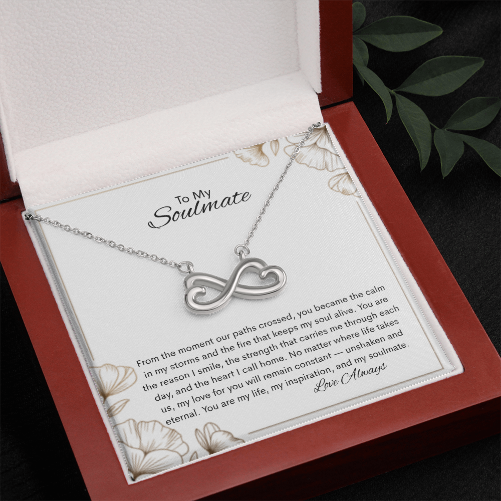 To My Soulmate Necklace – The Calm In My Storms