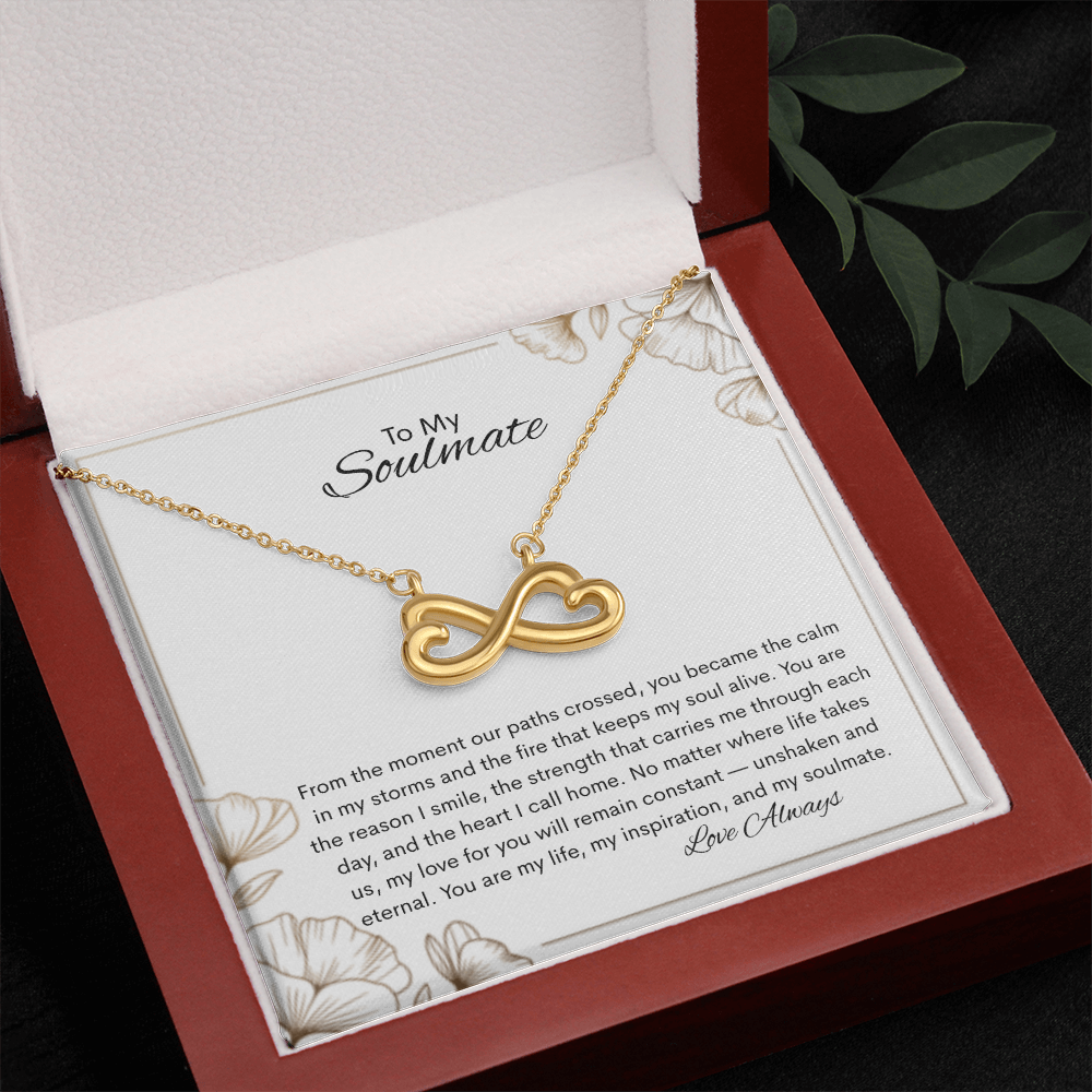 To My Soulmate Necklace – The Calm In My Storms