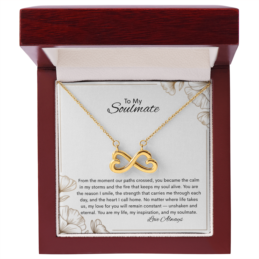 To My Soulmate Necklace – The Calm In My Storms