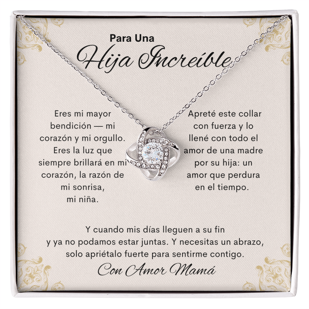 De Mamá a su niña. Perfecto para cumpleaños, quinceañera o graduación.