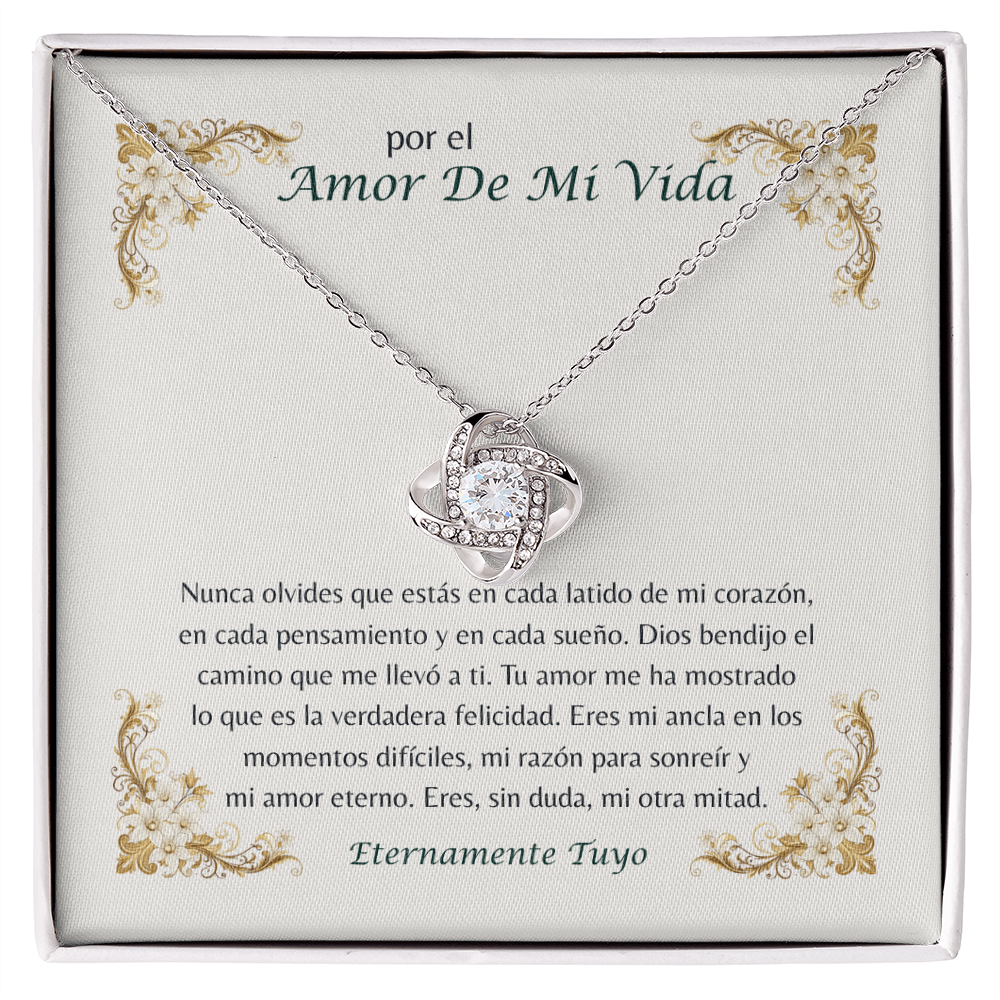 Romántica mensaje de amor Por el Amor de Mi Vida.