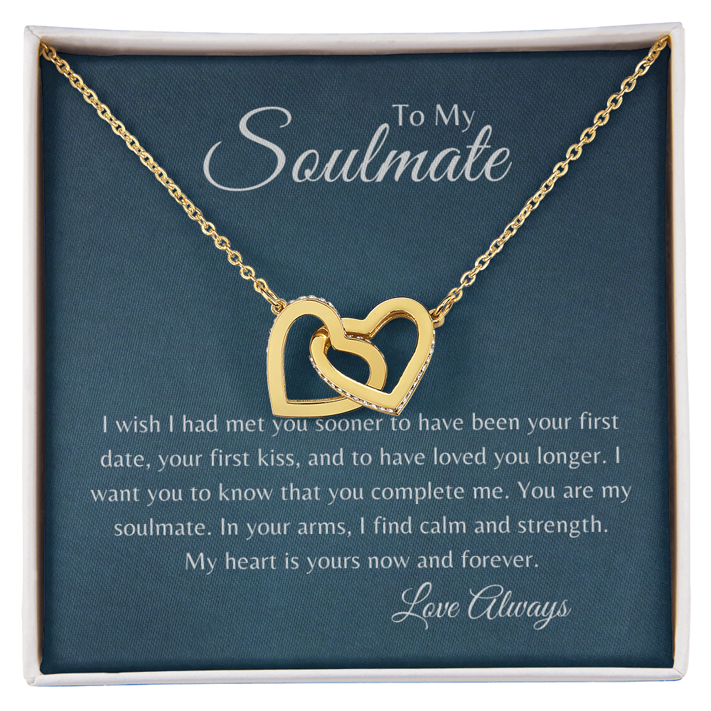 Soulmate - My other half. Interlocking Hearts