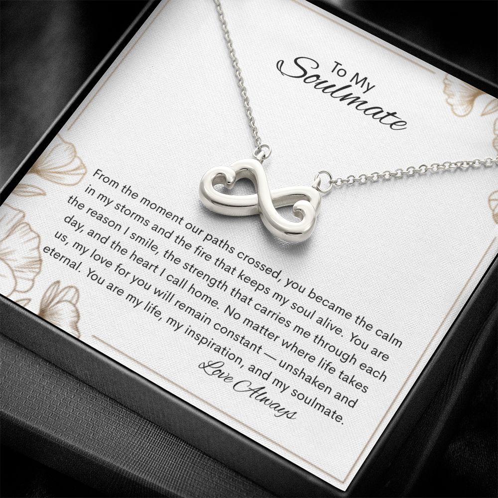 To My Soulmate Necklace – The Calm In My Storms