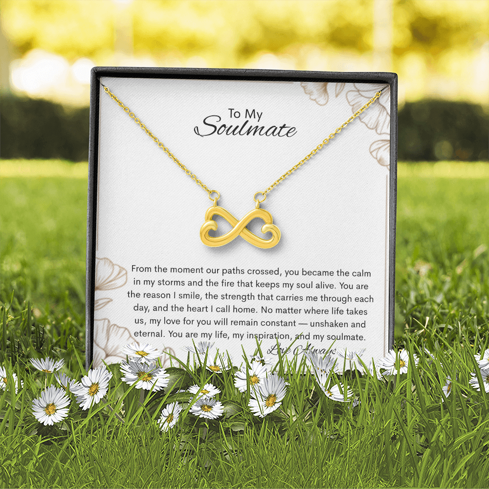 To My Soulmate Necklace – The Calm In My Storms