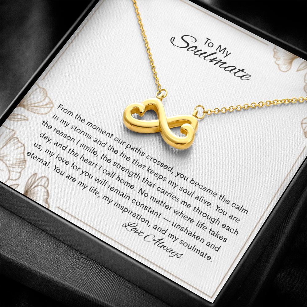 To My Soulmate Necklace – The Calm In My Storms