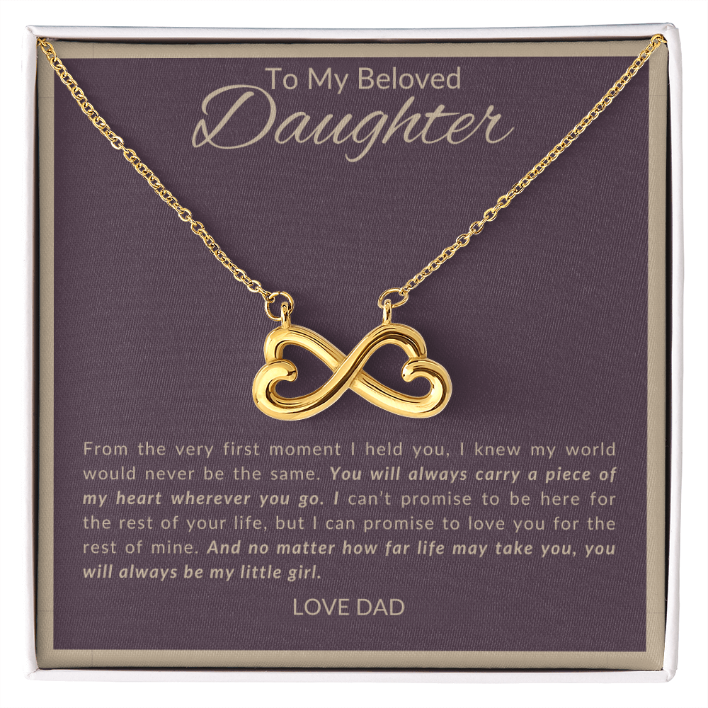 Sentimental daughter gift with heartfelt message card