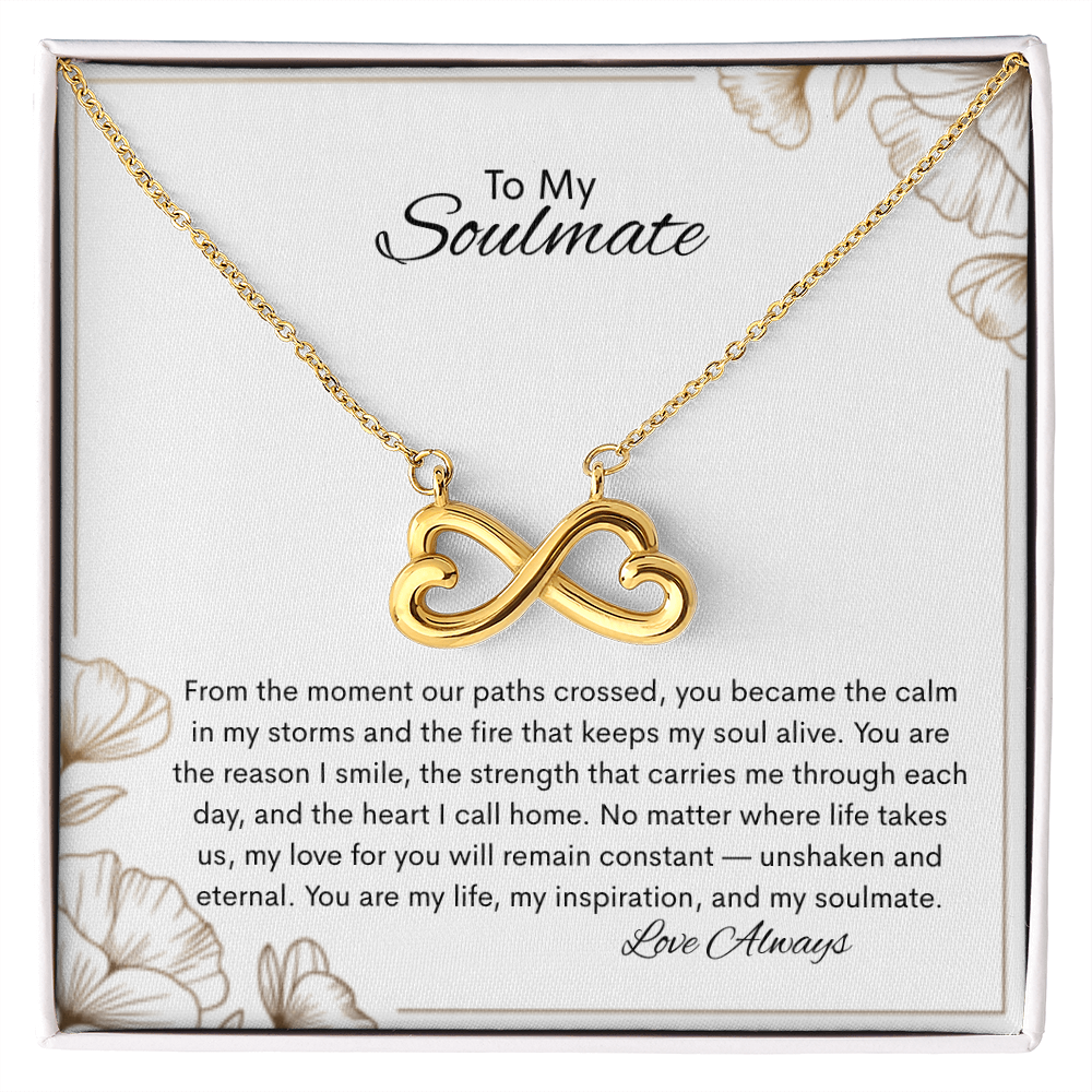 To My Soulmate Necklace – The Calm In My Storms